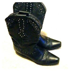 Ariat studded cowboy boots